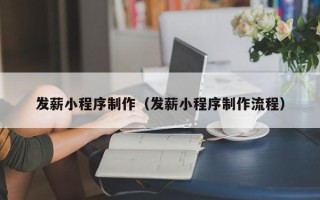 汉中发薪小程序制作（发薪小程序制作流程）